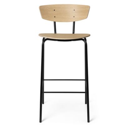 ferm LIVING Herman Bar/Counter Stool - Color: White - 1104265494