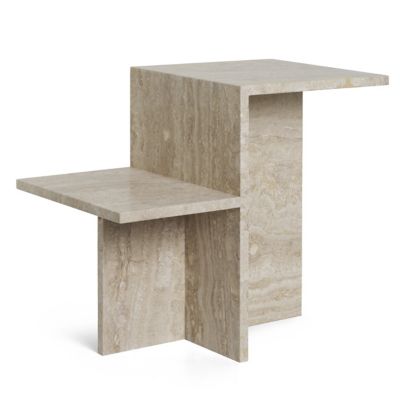 ferm LIVING Distinct Side Table - Color: Grey - 100187651