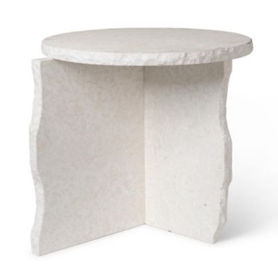 ferm LIVING Mineral Side Table - Color: White - 1104264893