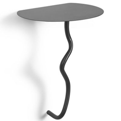 ferm LIVING Curvature Wall Table - Color: Black - 1104267227