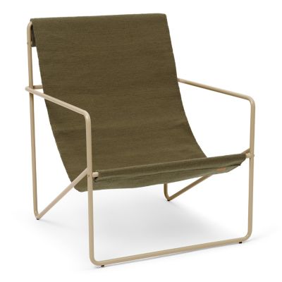 FRL2547473 ferm LIVING Desert Lounge Chair - Color: Brown - 1 sku FRL2547473