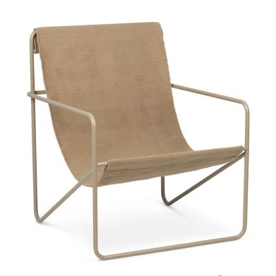 FRL2547474 ferm LIVING Desert Lounge Chair - Color: Brown - 1 sku FRL2547474