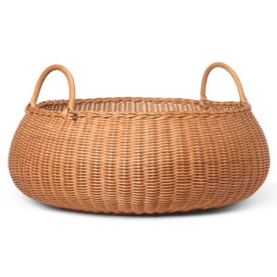 FRL2547668 ferm LIVING Braided Basket - Color: Brown - 110426 sku FRL2547668