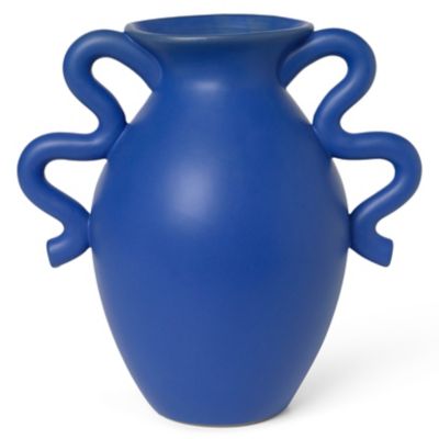 ferm LIVING Verso Table Vase - Color: Blue - 1104264667