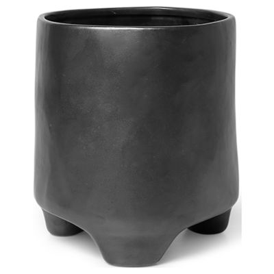 FRL2548369 ferm LIVING Esca Pot - Color: Black - Size: Small  sku FRL2548369