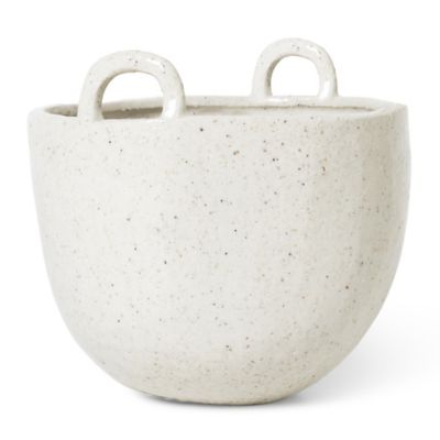 ferm LIVING Speckle Pot - Color: White - Size: Small - 100548202