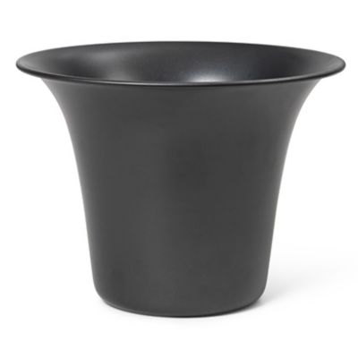 FRL2548507 ferm LIVING Spun Alu Pot - Color: Black - 11042673 sku FRL2548507