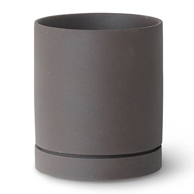 ferm LIVING Sekki Pot - Color: Black - Size: Medium - 5468