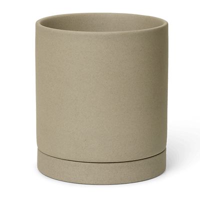 FRL2548530 ferm LIVING Sekki Pot - Color: Yellow - Size: Medi sku FRL2548530