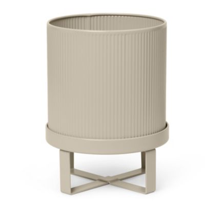 FRL2548545 ferm LIVING Bau Outdoor Pot - Color: Cream - Size: sku FRL2548545