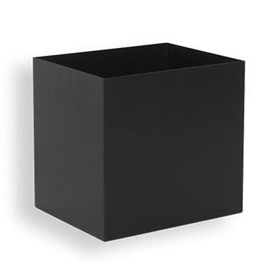 ferm LIVING Plant Box Pot - Color: Black - Size: Medium - 100023101