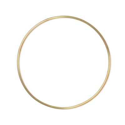 ferm LIVING Deco Frame Ring - Color: Brass - Size: Small - 1104264515