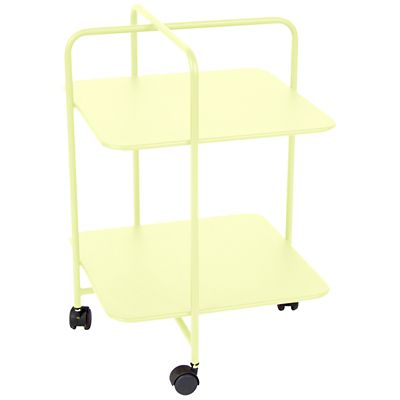 Fermob Alfred Rolling Small Table - Color: Yellow - 3240A6