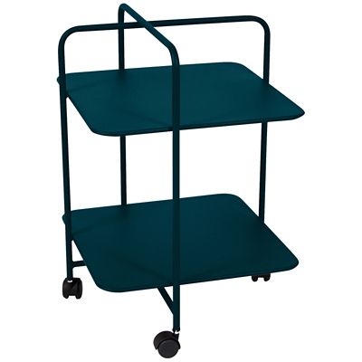 Fermob Alfred Rolling Small Table - Color: Blue - 324021