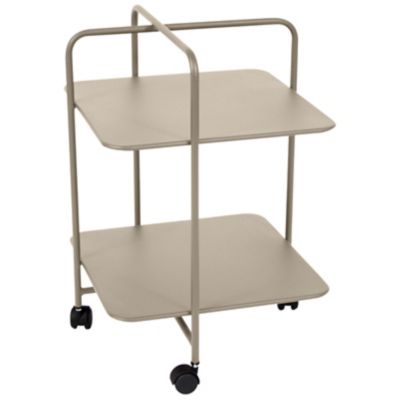 Fermob Alfred Rolling Small Table - Color: Beige - 324014