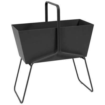 Fermob Basket High Planter - Color: Red - 323142