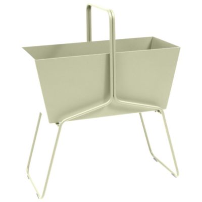 Fermob Basket High Planter - Color: Green - 323165