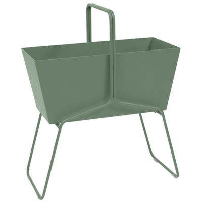 Fermob Basket High Planter - Color: Green - 323182