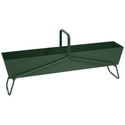 Fermob Basket Long Planter - Color: Green - 323002