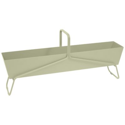 Fermob Basket Long Planter - Color: Green - 323065