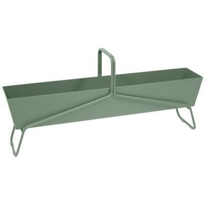 Fermob Basket Long Planter - Color: Green - 323082