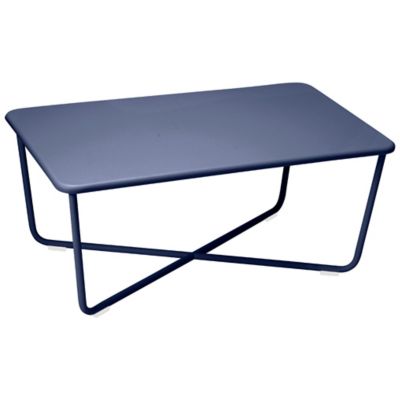 Fermob Croisette Low Table - Color: Blue - 182092