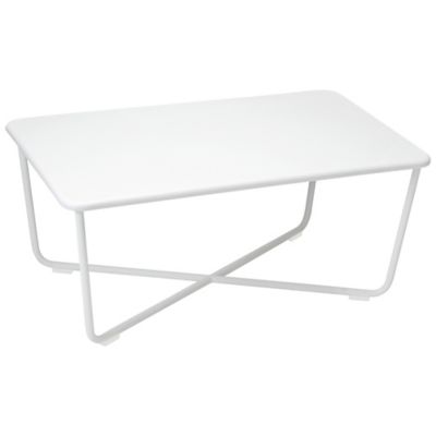 Fermob Croisette Low Table - Color: White - 182001