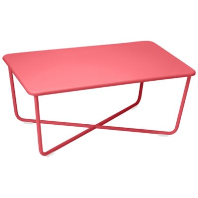 Fermob Croisette Low Table - Color: Red - 182067