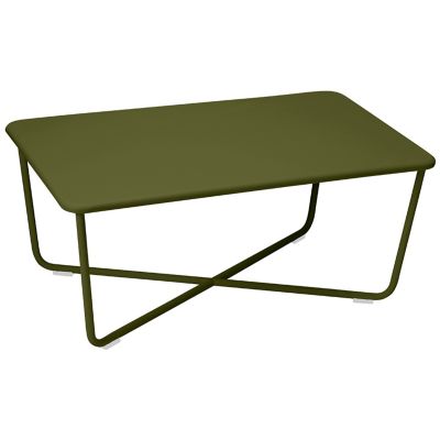 Fermob Croisette Low Table - Color: Green - 1820D3