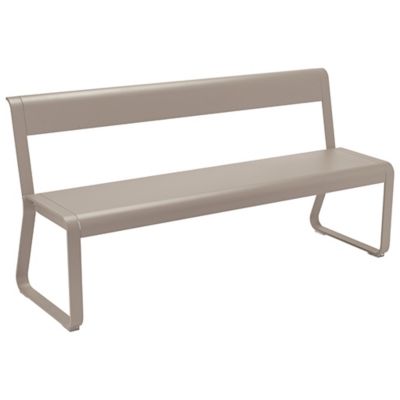 Fermob Bellevie Bench with Back - Color: Beige - 841514