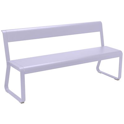 Fermob Bellevie Bench with Back - Color: Purple - 8415D1