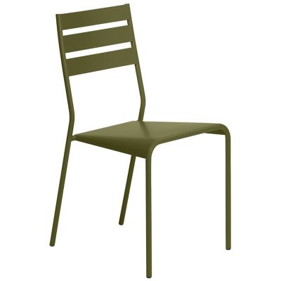 FRM2525567 Fermob Facto Chair - Set of 2 - Color: Green - 250 sku FRM2525567