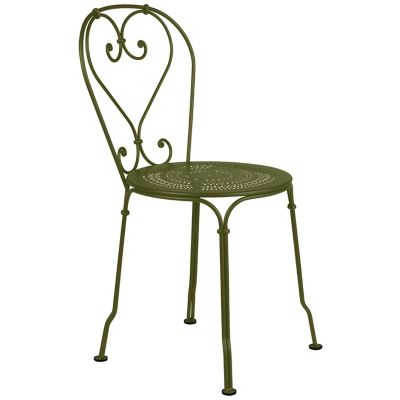 Fermob 1900 Chair - Set of 2 - Color: Green - 2201D3