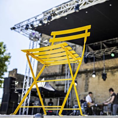 Fermob Bistro Folding Chair - Set of 2 - Color: Blue - 010192