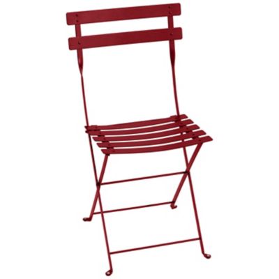 Fermob Bistro Folding Chair - Set of 2 - Color: Red - 010167