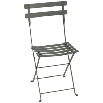 Fermob Bistro Folding Chair - Set of 2 - Color: Grey - 010148