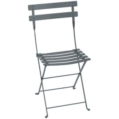 Fermob Bistro Folding Chair - Set of 2 - Color: Grey - 010126