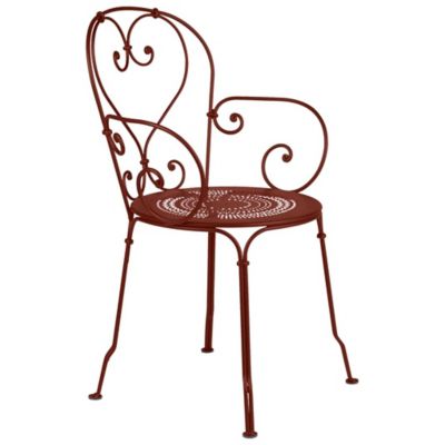 FRM1833535 Fermob 1900 Armchair - Set of 2 - Color: Red - 220 sku FRM1833535