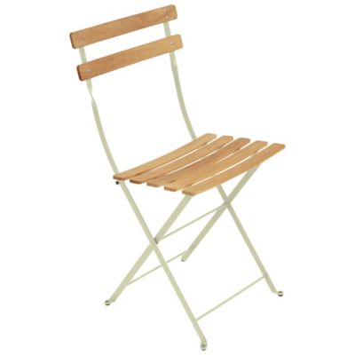 Fermob Bistro Folding Naturel Chair - Set of 2 - Color: Green - 510765