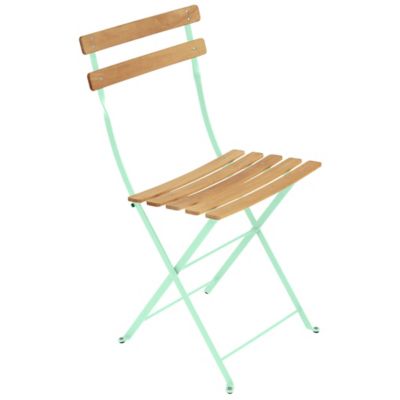 Fermob Bistro Folding Naturel Chair - Set of 2 - Color: Green - 510783