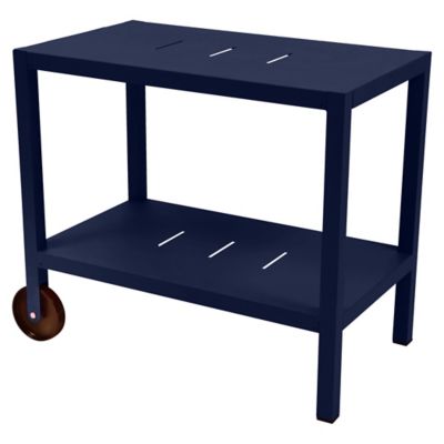 FRM1654855 Fermob Quiberon Bar Cart - Color: Blue - 321092 sku FRM1654855