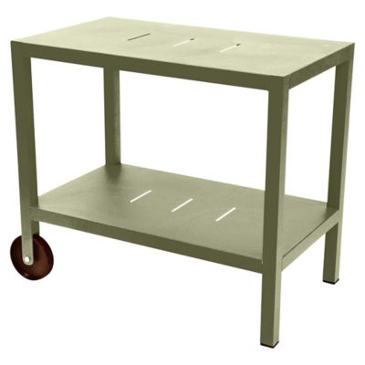 FRM1654851 Fermob Quiberon Bar Cart - Color: Green - 321065 sku FRM1654851