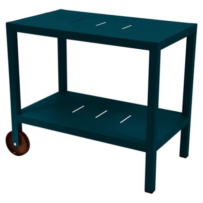 FRM1833780 Fermob Quiberon Bar Cart - Color: Blue - 321021 sku FRM1833780