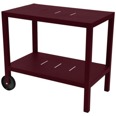 FRM2413350 Fermob Quiberon Bar Cart - Color: Red - 3210B9 sku FRM2413350