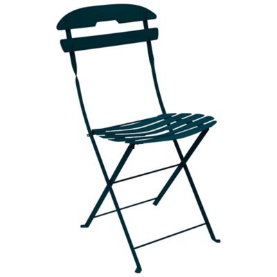 Fermob La Mome Chair - Set of 2 - Color: Blue - 370121