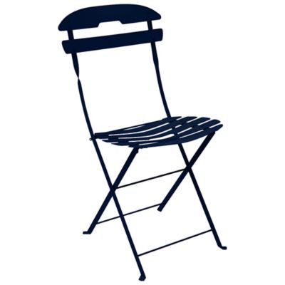 Fermob La Mome Chair - Set of 2 - Color: Blue - 370192