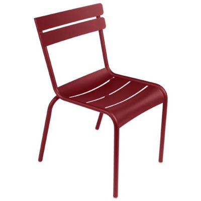 Fermob Luxembourg Stacking Side Chair - Set of 2 - Color: Red - 410143