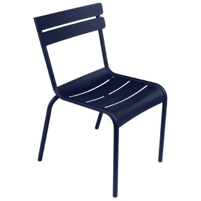 Fermob Luxembourg Stacking Side Chair - Set of 2 - Color: Blue - 410192