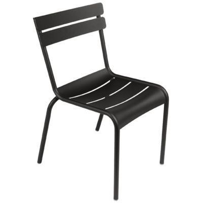 Fermob Luxembourg Stacking Side Chair - Set of 2 - Color: Black - 410142