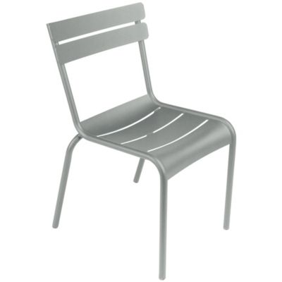 Fermob Luxembourg Stacking Side Chair - Set of 2 - Color: Grey - 4101C7